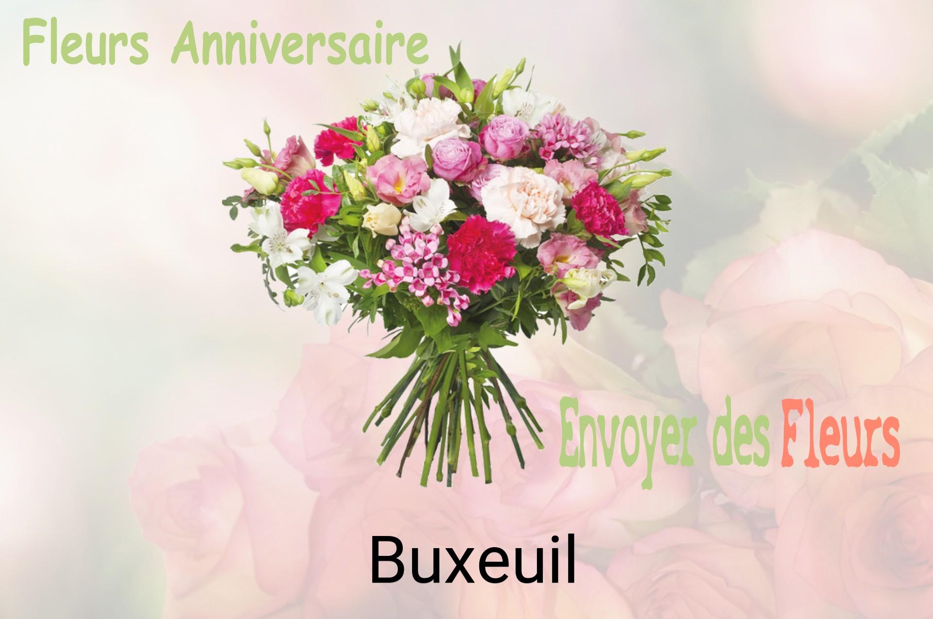 Bouquet de fleurs d’anniversaire livré à Buxeuil